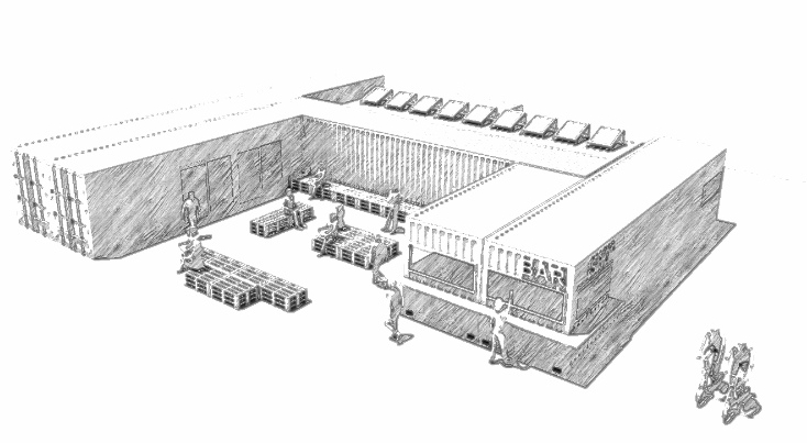 Container dessin
